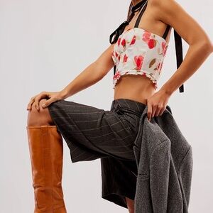 Free People Naomi Tall Heel Boots SZ 9.5, worn inside the house once, in box.